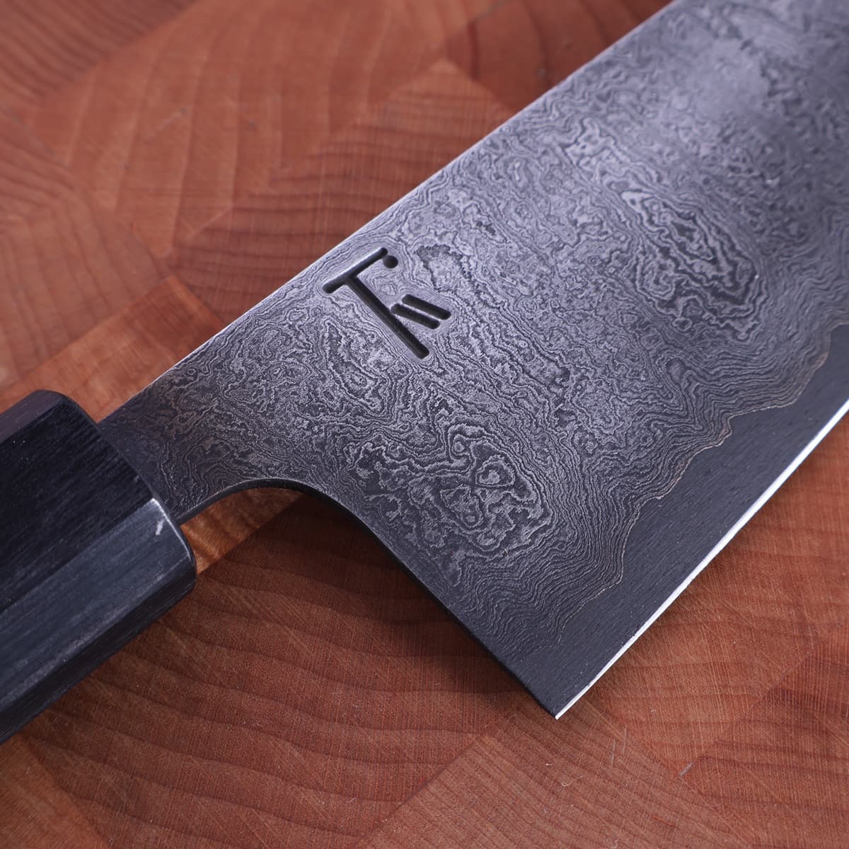 14cm Universalkniv (petty) nr.7, damask - Thulesius Works bilde 2