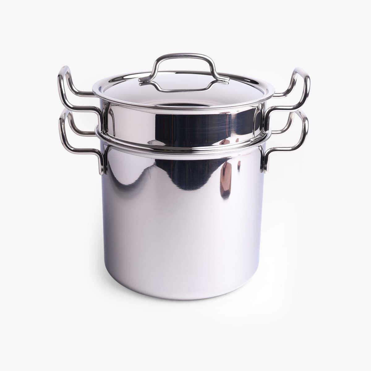 Pastagryte japansk "GEO", rustfritt stål, 21cm – MIYACO bilde 3