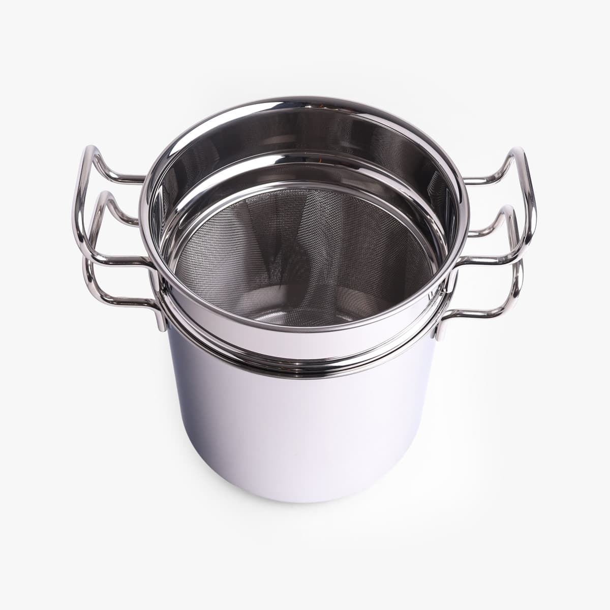 Pastagryte japansk "GEO", rustfritt stål, 21cm – MIYACO bilde 4