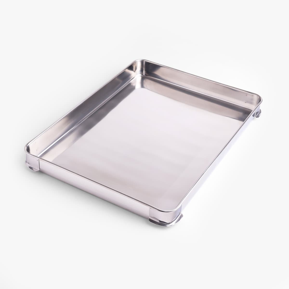 Stablebrett (systembrett) i rustfritt stål, 40×30×6 cm – YUKIWA