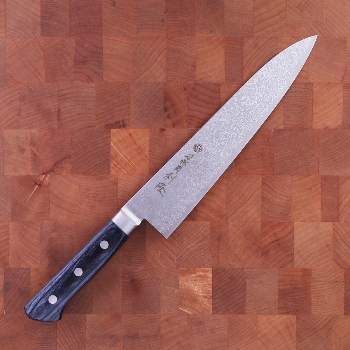 21cm Kokkekniv Suminigashi, blått håndtak, SG2 - TOSHITAKA