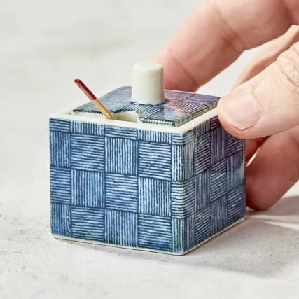 Krydderglass med bambusskje bilde 2