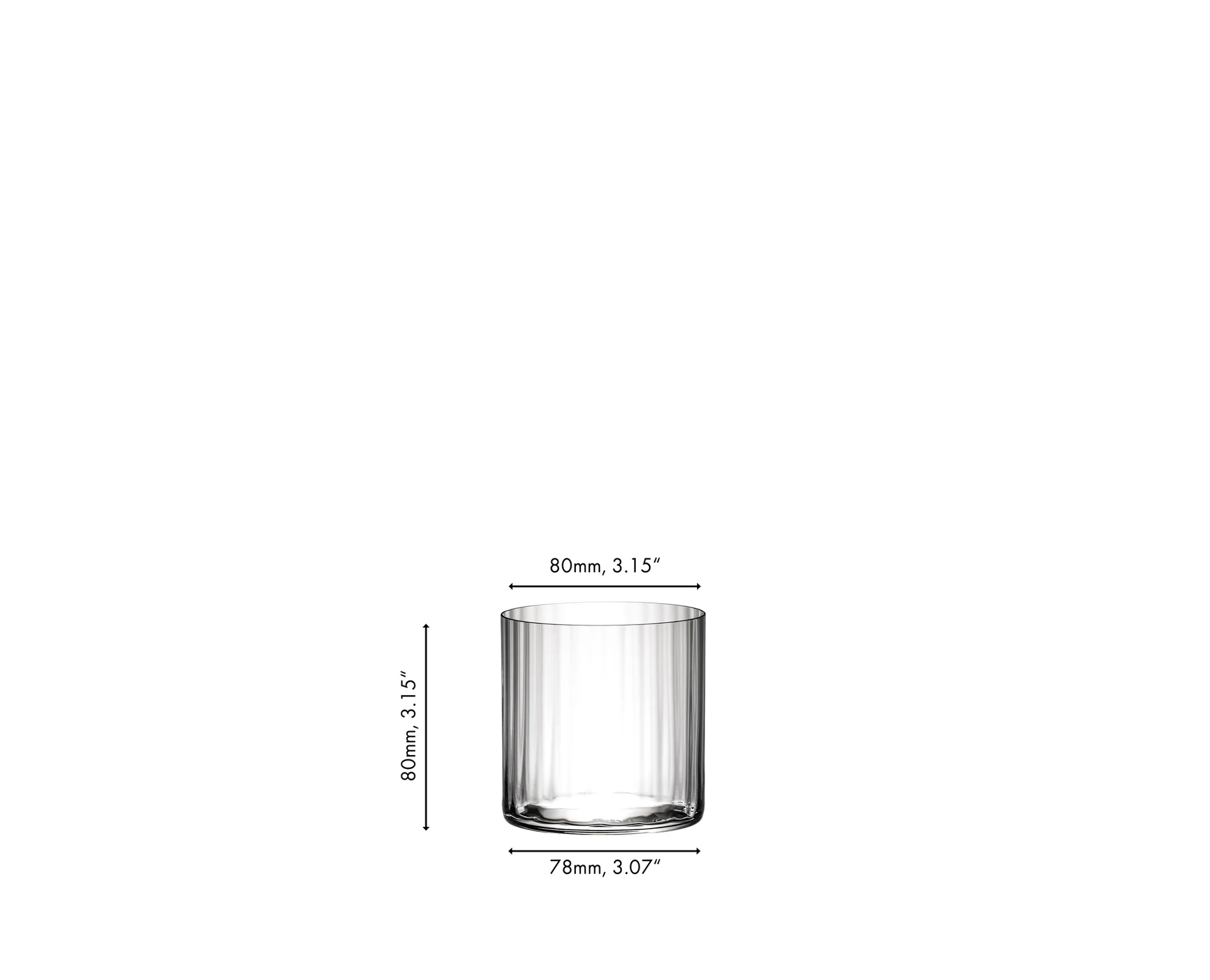 Vannglass, 2 stk, Optisk - Riedel O Wine Tumbler bilde 2