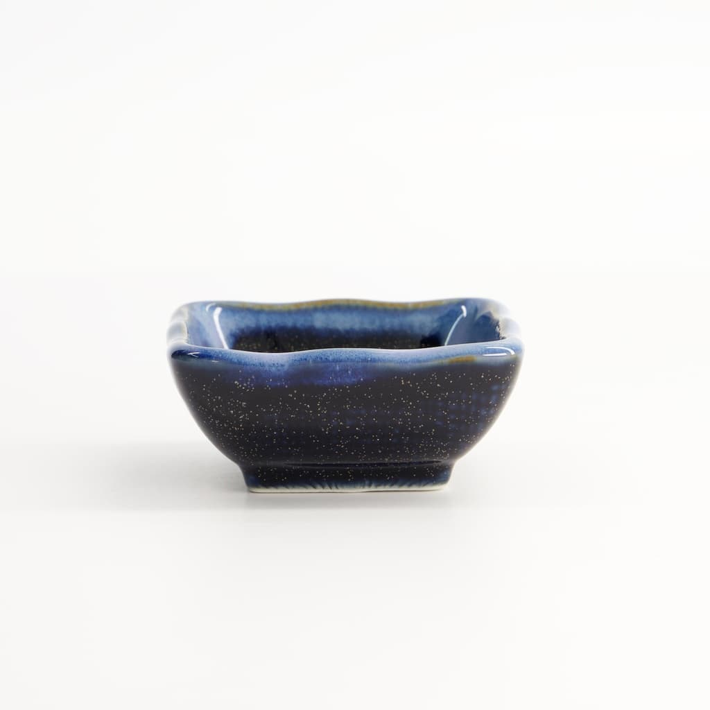 Soyaskål "Mino Craft", sort/blå, 7,6x7,8x3,2cm - Tokyo Design Studio bilde 3