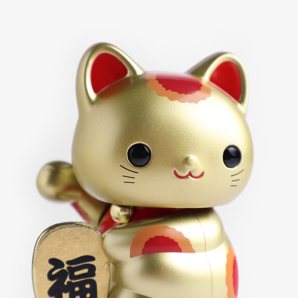 Lucky Cat, baby (11,5cm høy), solcelle, gull - KOKUSAI bilde 2