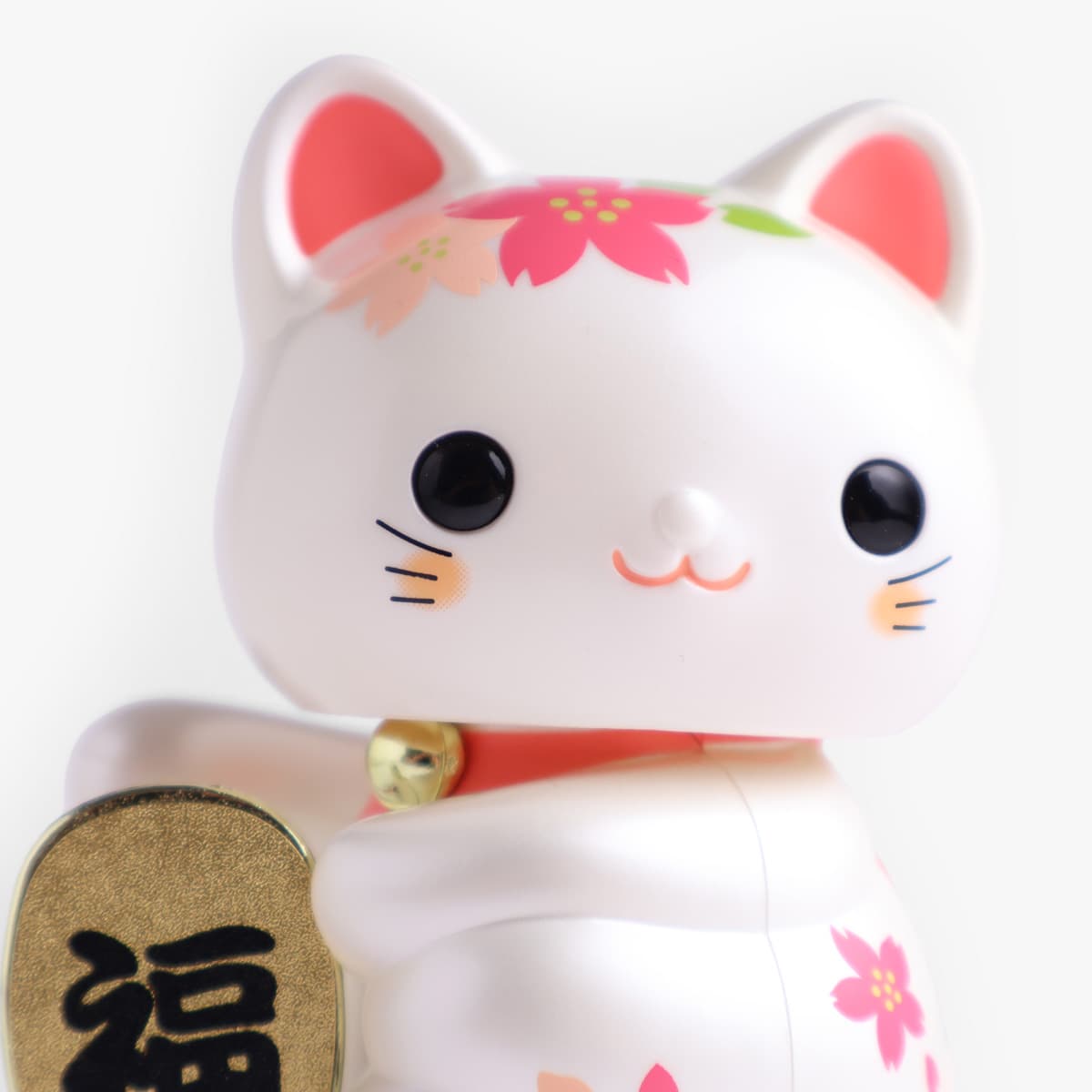 Lucky Cat, baby (11,5cm høy), solcelle, sakura - KOKUSAI bilde 2