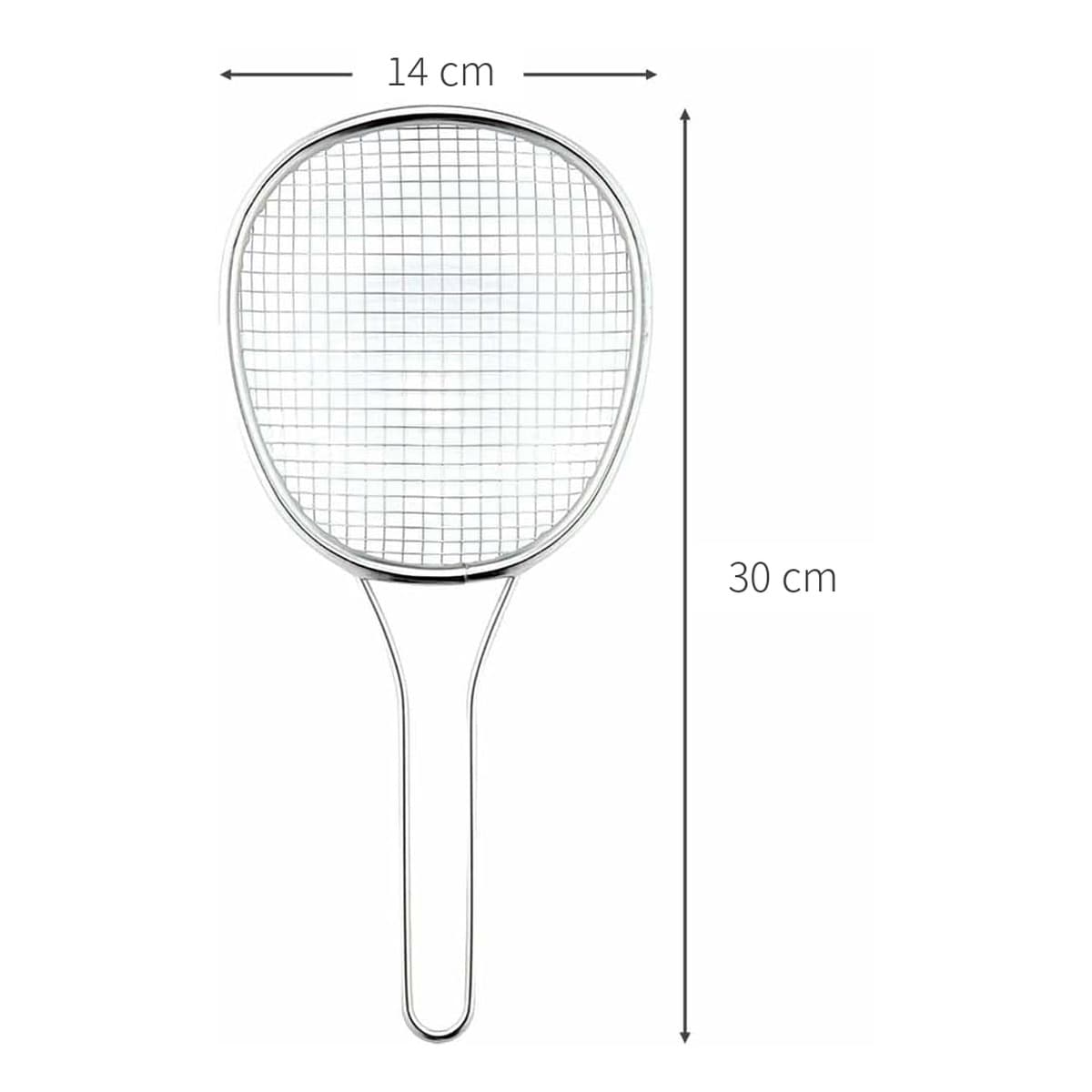 Sil, til frityr, oval, 18-8 stål, 30cm - SHIMOMURA bilde 4