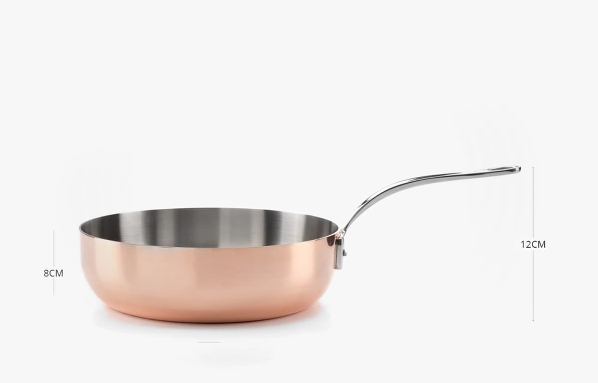 Sauteuse 1L, kobber/induksjon - Samuel Groves bilde 6