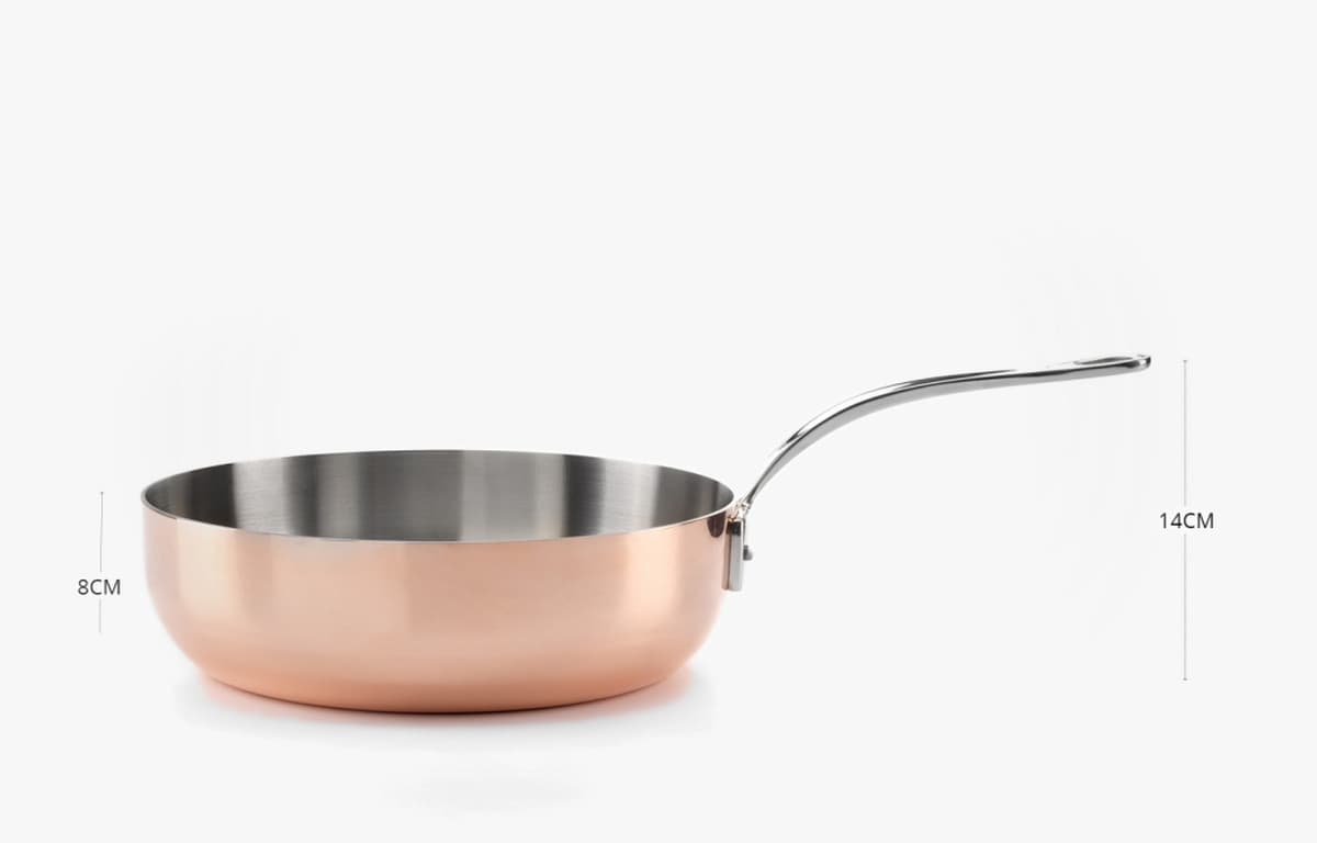 Sautépanne 2L, kobber/induksjon - Samuel Groves bilde 5