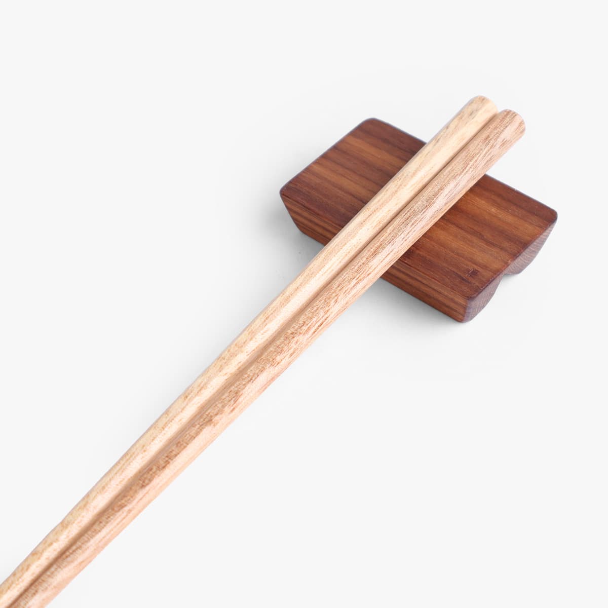 Spisepinner, tetoca, oliventre, bivoks, 23cm, 1 par - KAWAI bilde 2