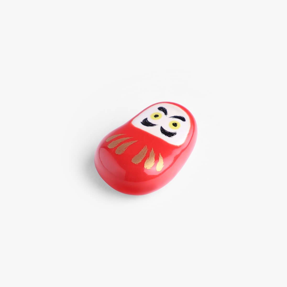 Spisepinneholder, Daruma, rød med gullstriper - IHOSHIRO bilde 3