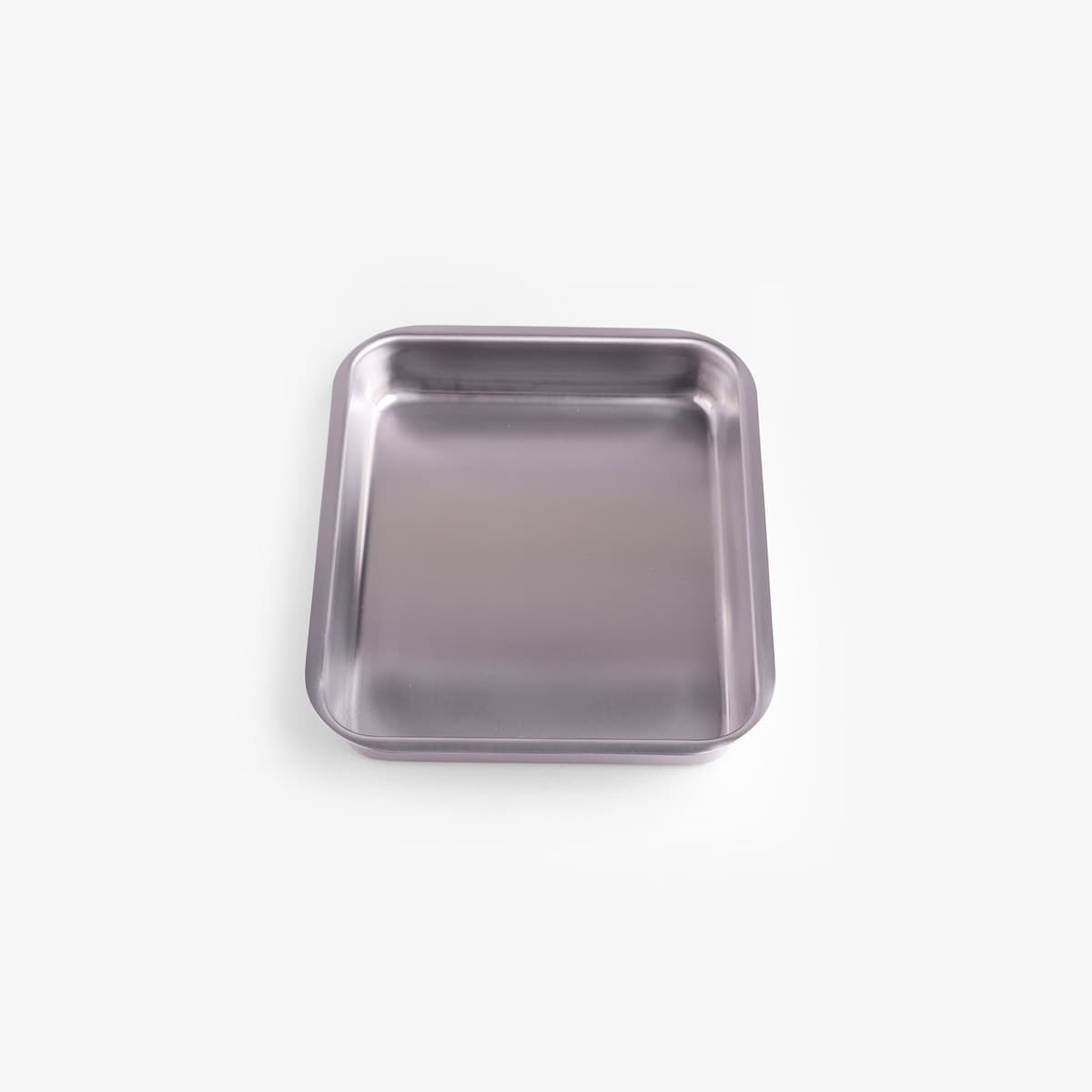 Stålbrett i rustfritt 18-8 stål med flat kant, 17,6×21,7cm - KOINU bilde 2