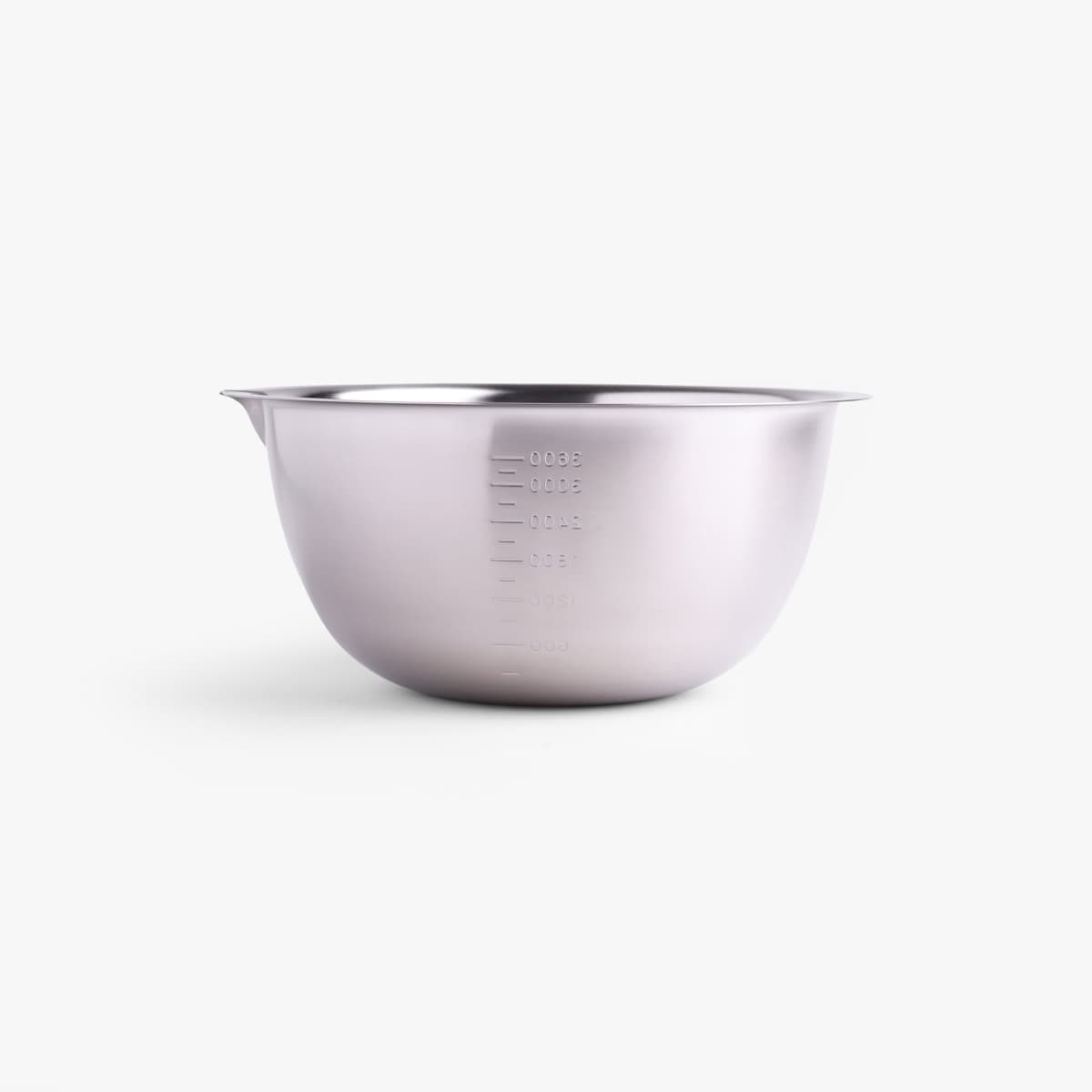 Bolle i rustfritt elektropolert 18-8 stål med tut og målestreker, 24cm - KOINU bilde 2