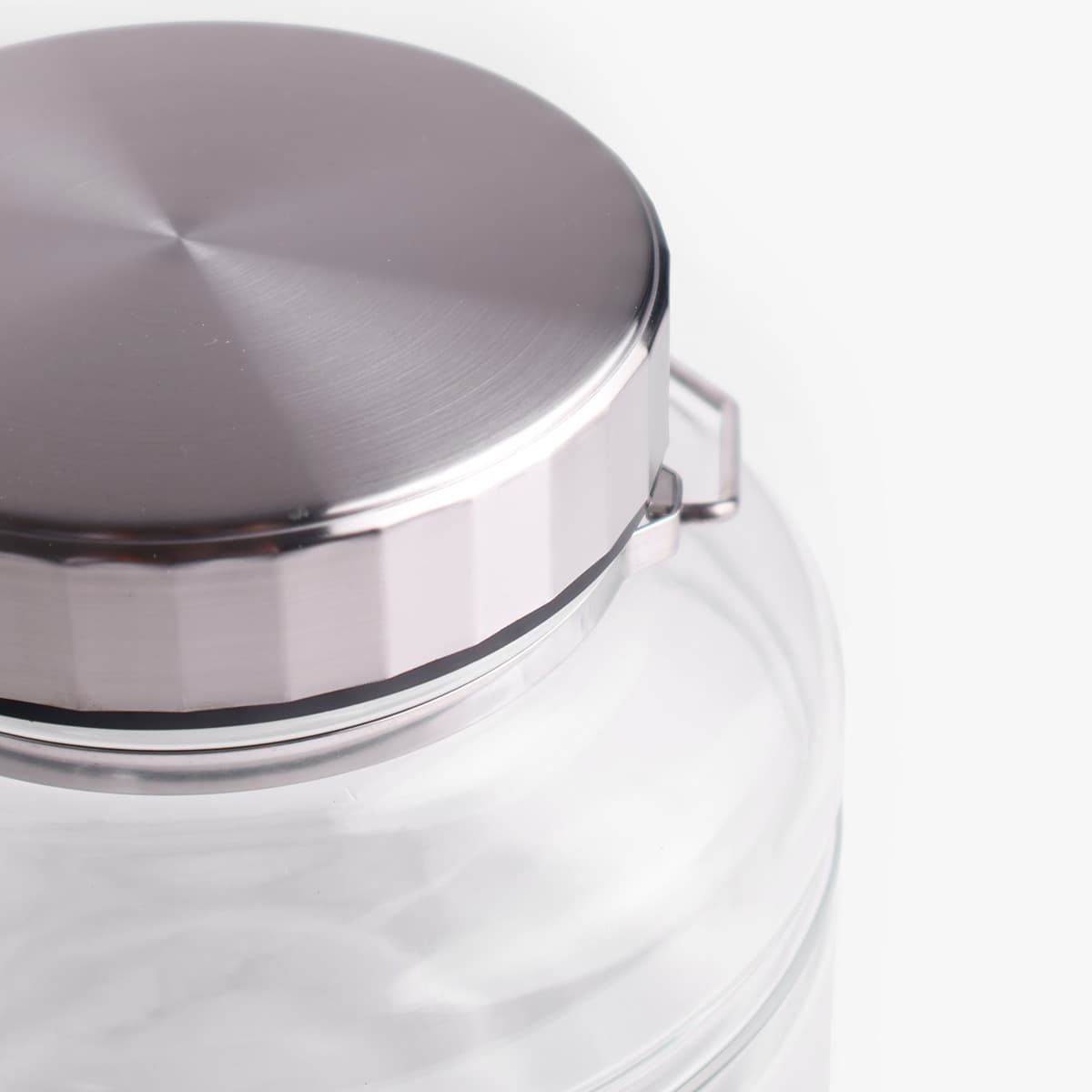 Sylteglass med metallokk, 2 liter - Aderia bilde 3