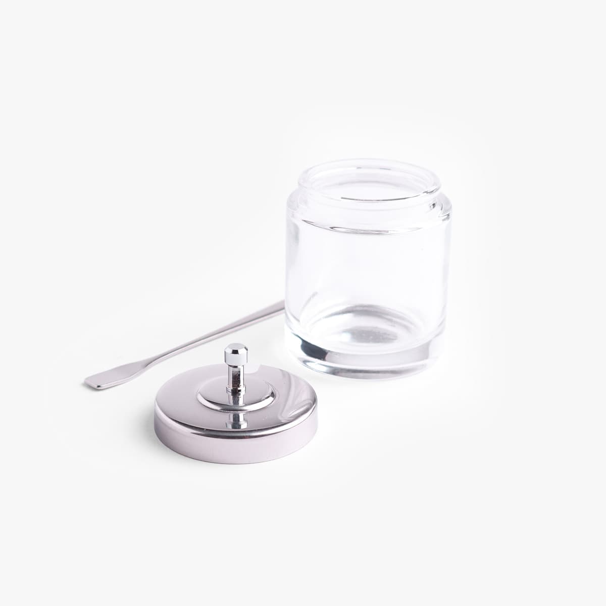 Sennepsglass med lokk og skje, No.244 bilde 3