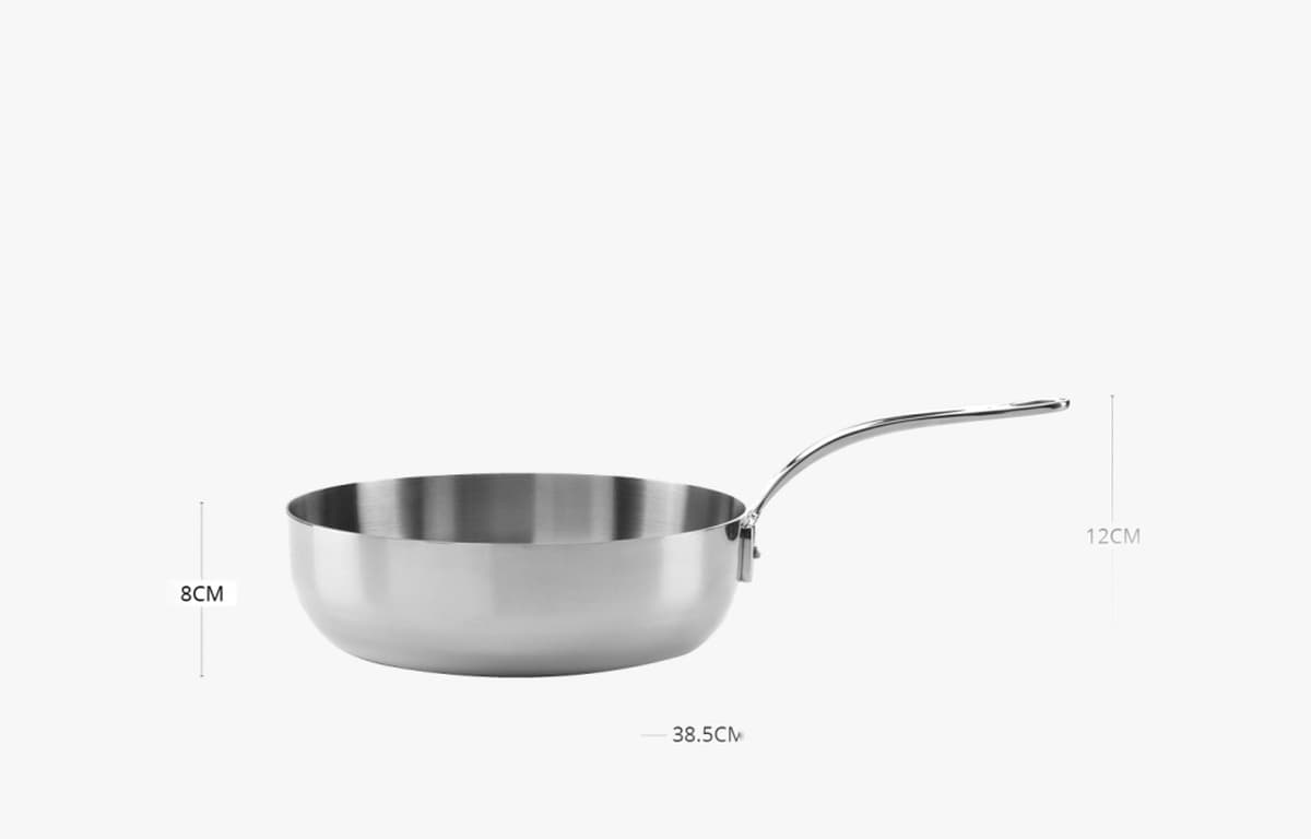 Sauteuse 1L, "classic stainless" - Samuel Groves bilde 4
