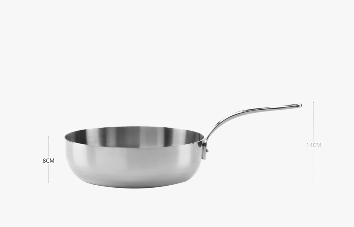Sautépanne 2.5L, "classic stainless" - Samuel Groves bilde 4