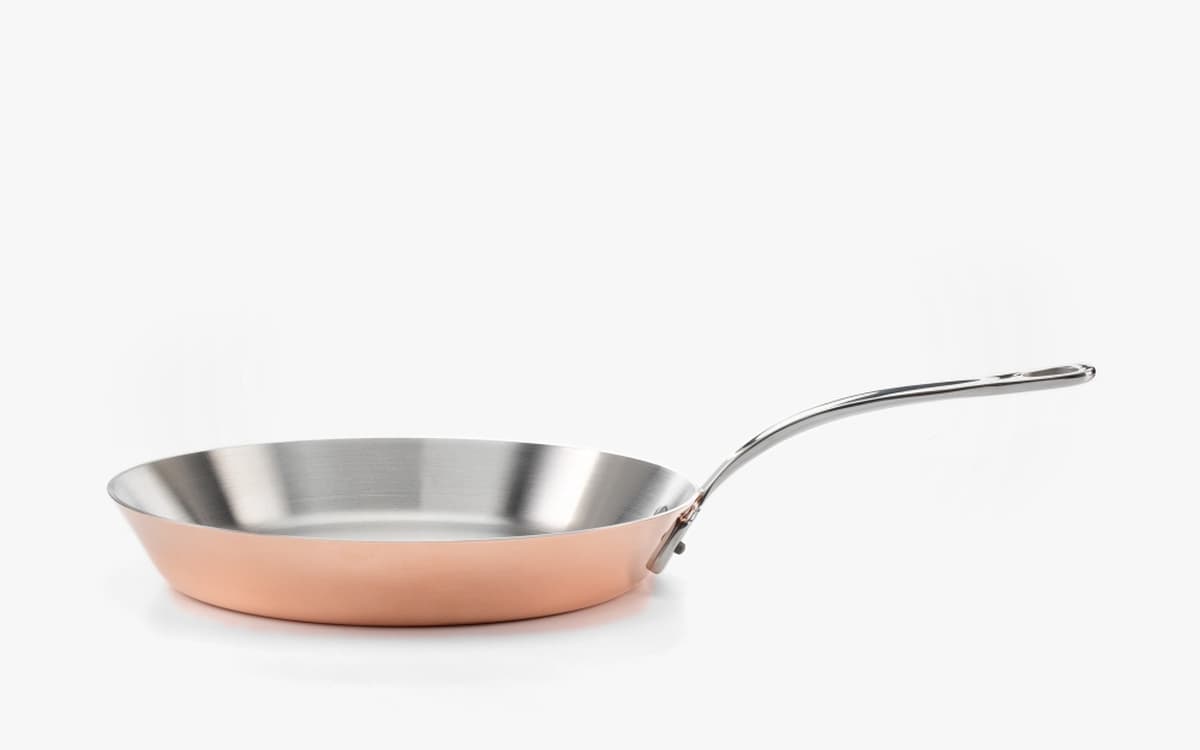 Stekepanne 28cm, kobber/induksjon - Samuel Groves bilde 6