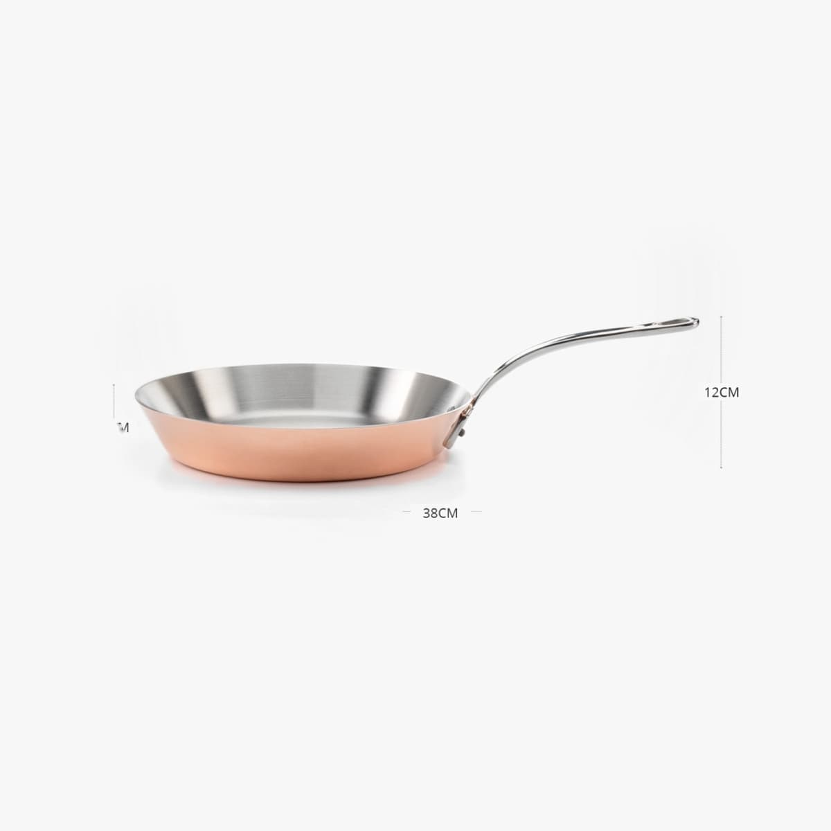 Stekepanne 20cm, kobber/induksjon - Samuel Groves bilde 7
