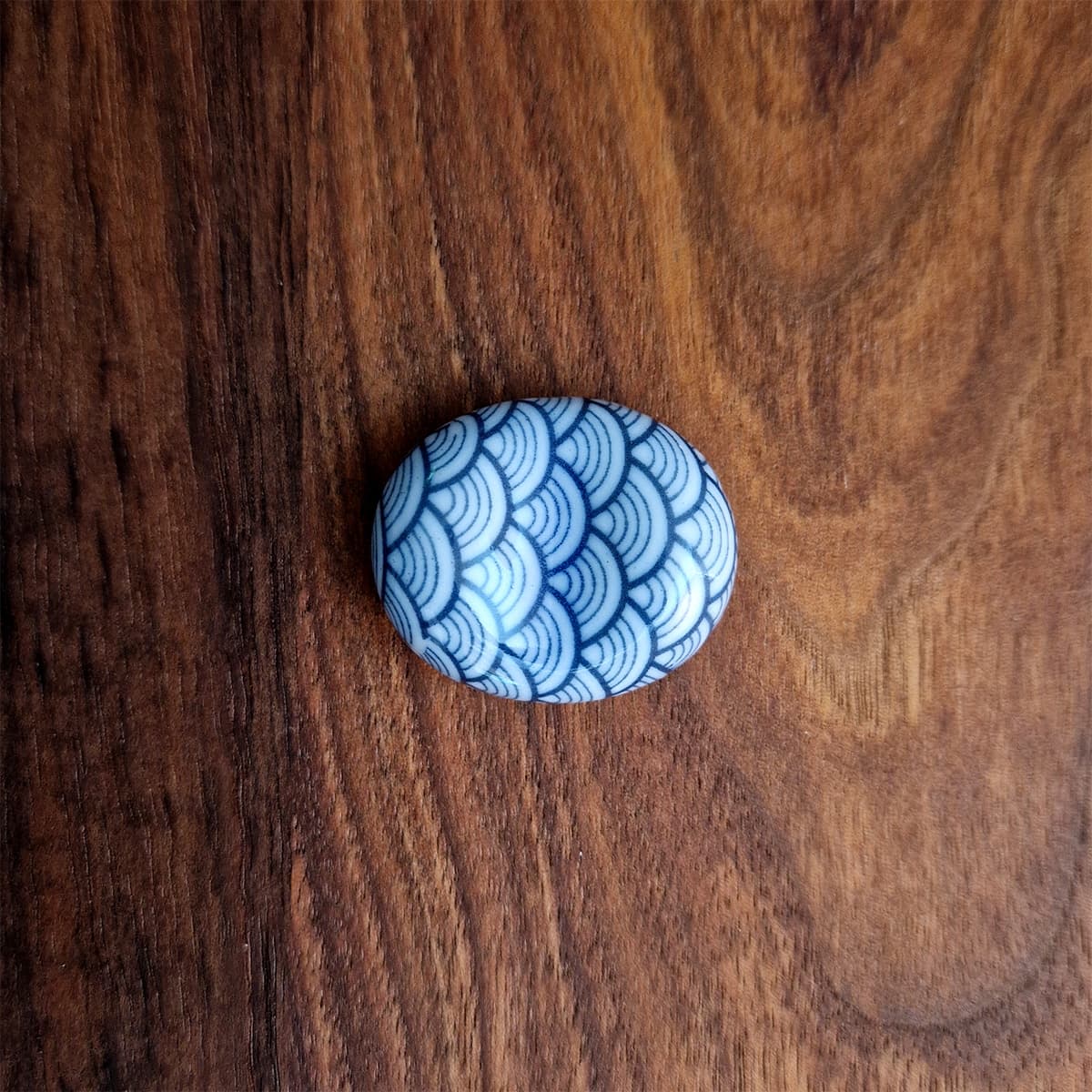 1 stk Spisepinner holder "Wave Blue" - Tokyo design studio