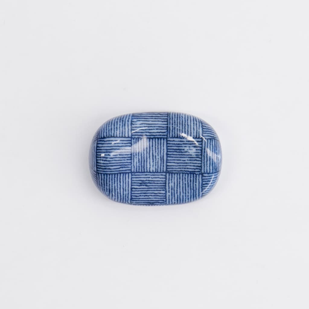 1 stk Spisepinneholder «Blue Check» - Tokyo design studio