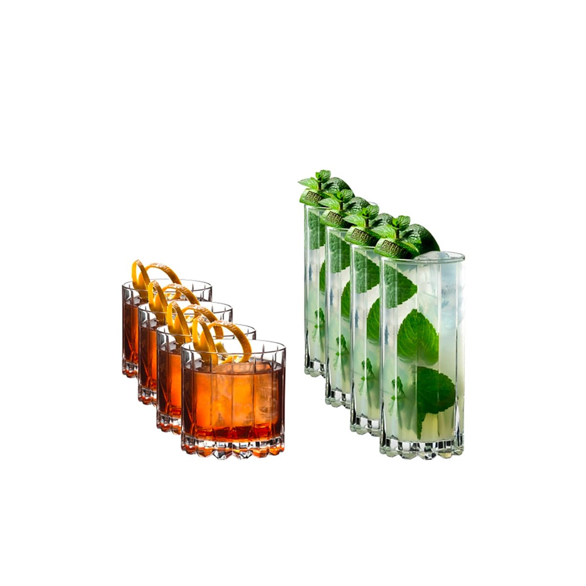 Highball, 4 Stk. og Rocks, 4 Stk - RIEDEL