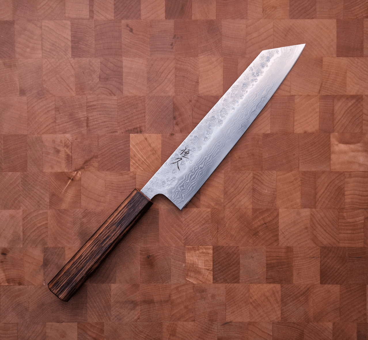 21cm Kiritsuke, Tushime/Damask, 440C - HARUYUKI