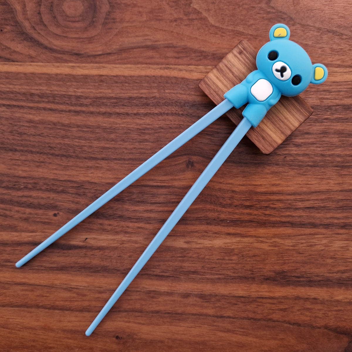 Spisepinner barn, "Bear" 22cm Blå - Tokyo design studio