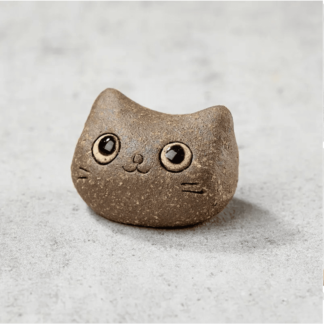 Spisepinneholder "Maneki-neko", håndlaget - Nishikidori