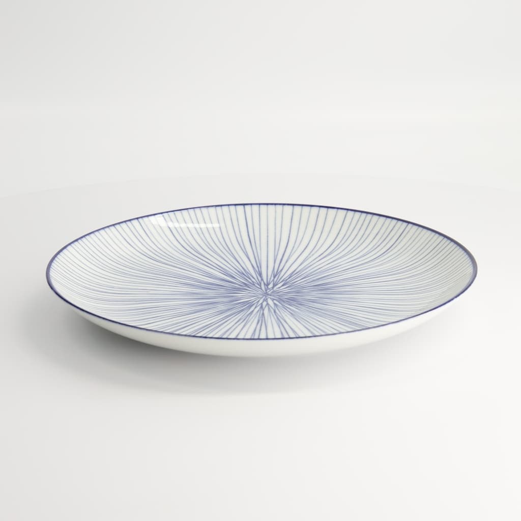 Tallerken, Nippon Blue "line", 25.7x3cm - Tokyo Design Studio