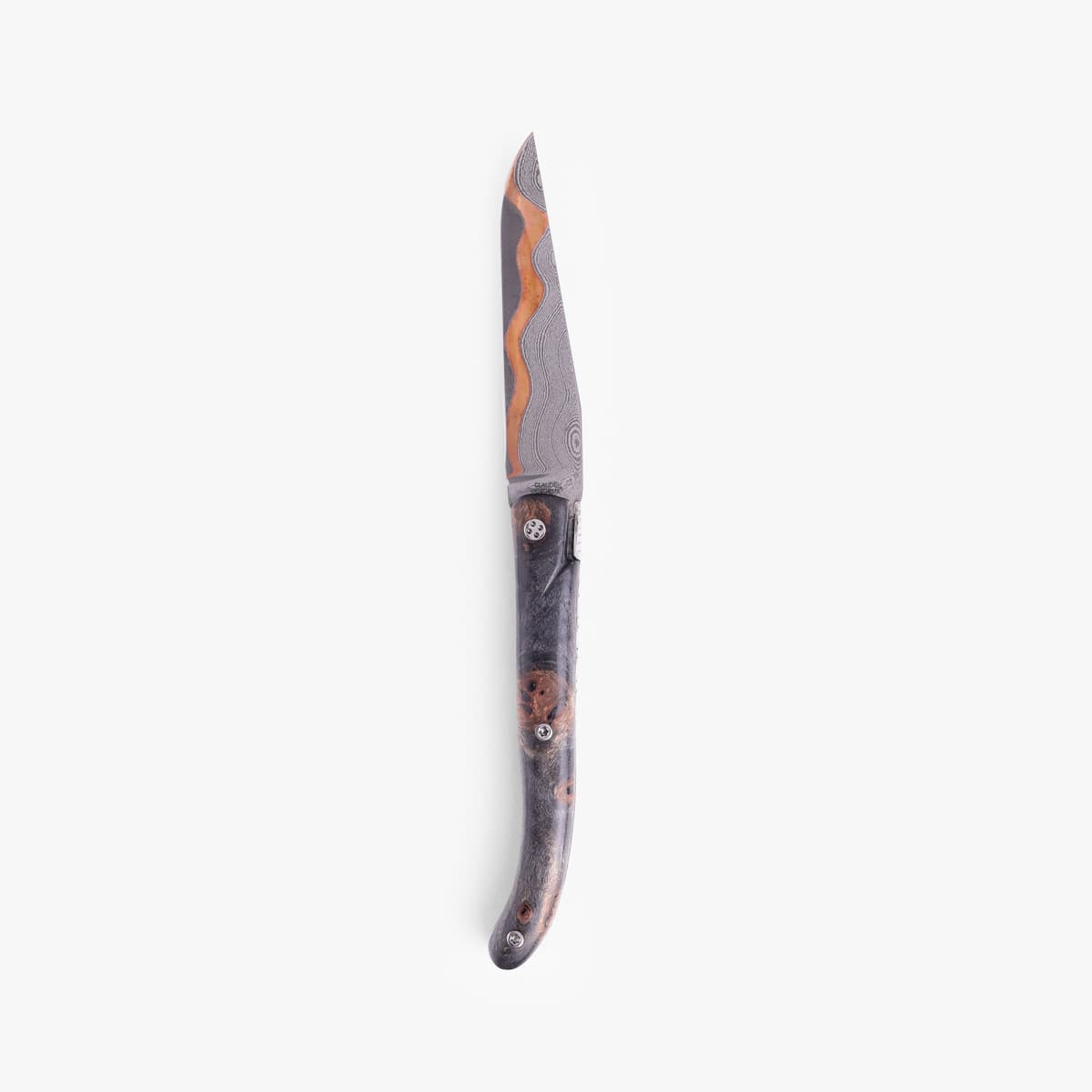 Foldekniv, 12cm, "Burl" - Claude Dozorme Laguiole