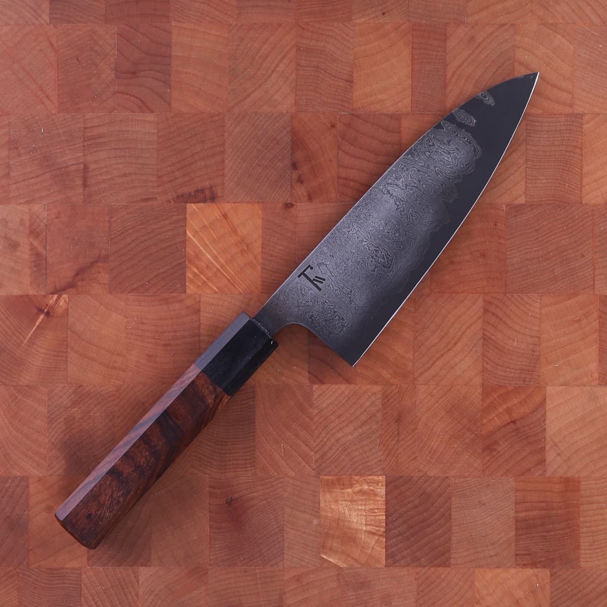 14cm Universalkniv (petty) nr.7, damask - Thulesius Works
