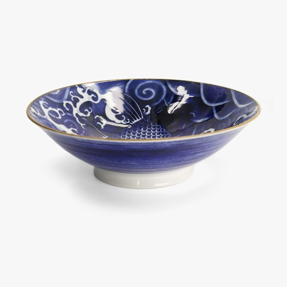 Japonism Carp Skål "Blue Menbachi Bowl" - Tokyo design studio
