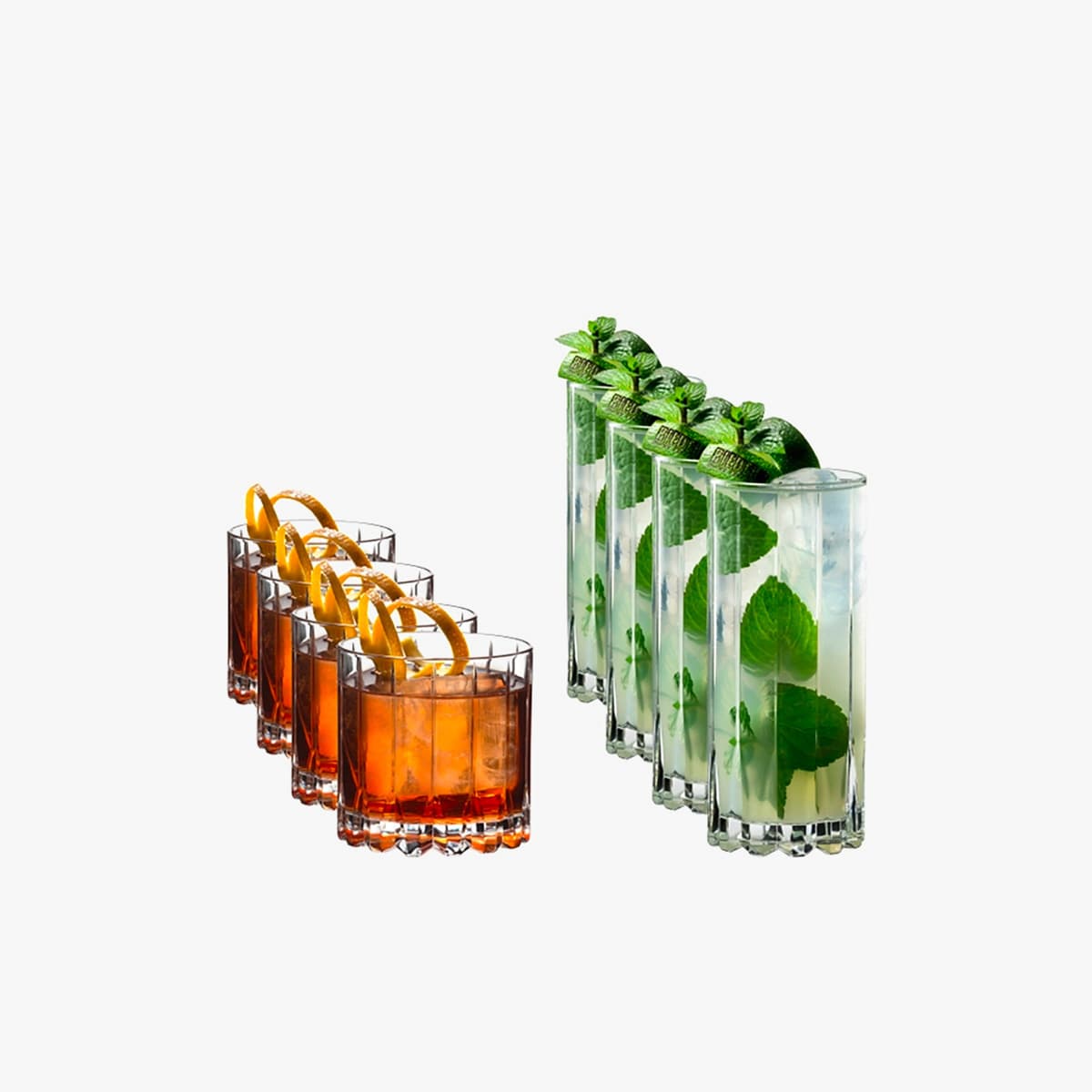 Highball, 4 Stk. og Rocks, 4 Stk - RIEDEL