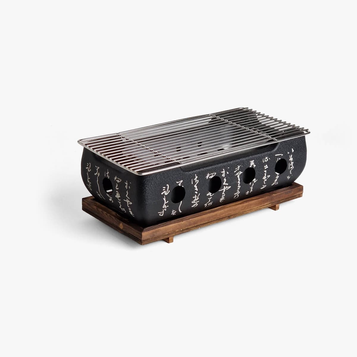 Japansk Bordgrill L (36x18x13cm) inkl trebase