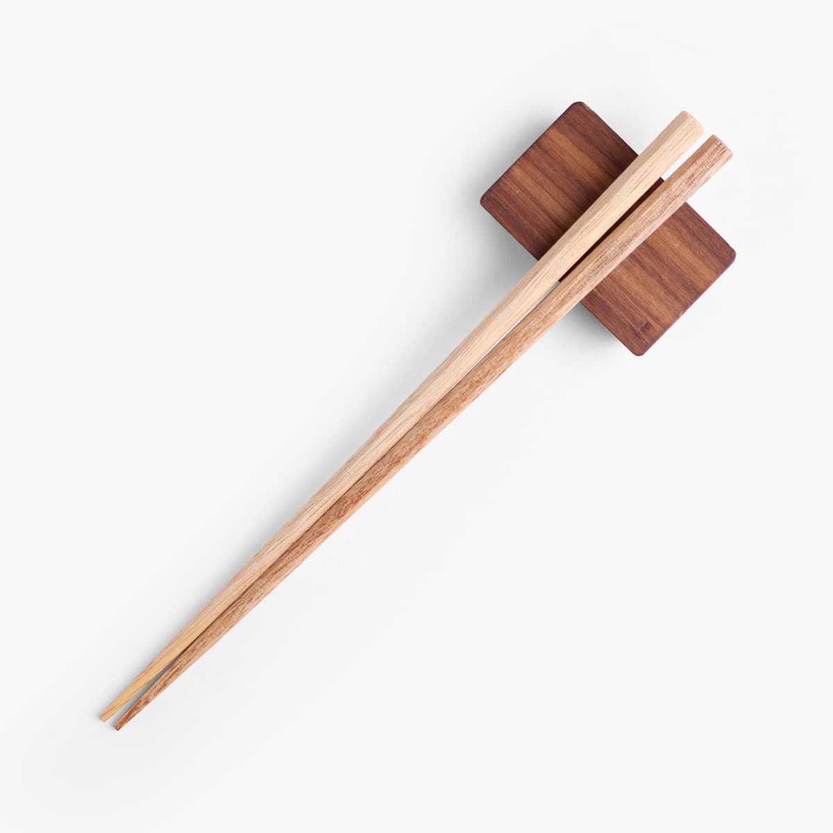 Spisepinner, tetoca, oliventre, bivoks, 23cm, 1 par - KAWAI