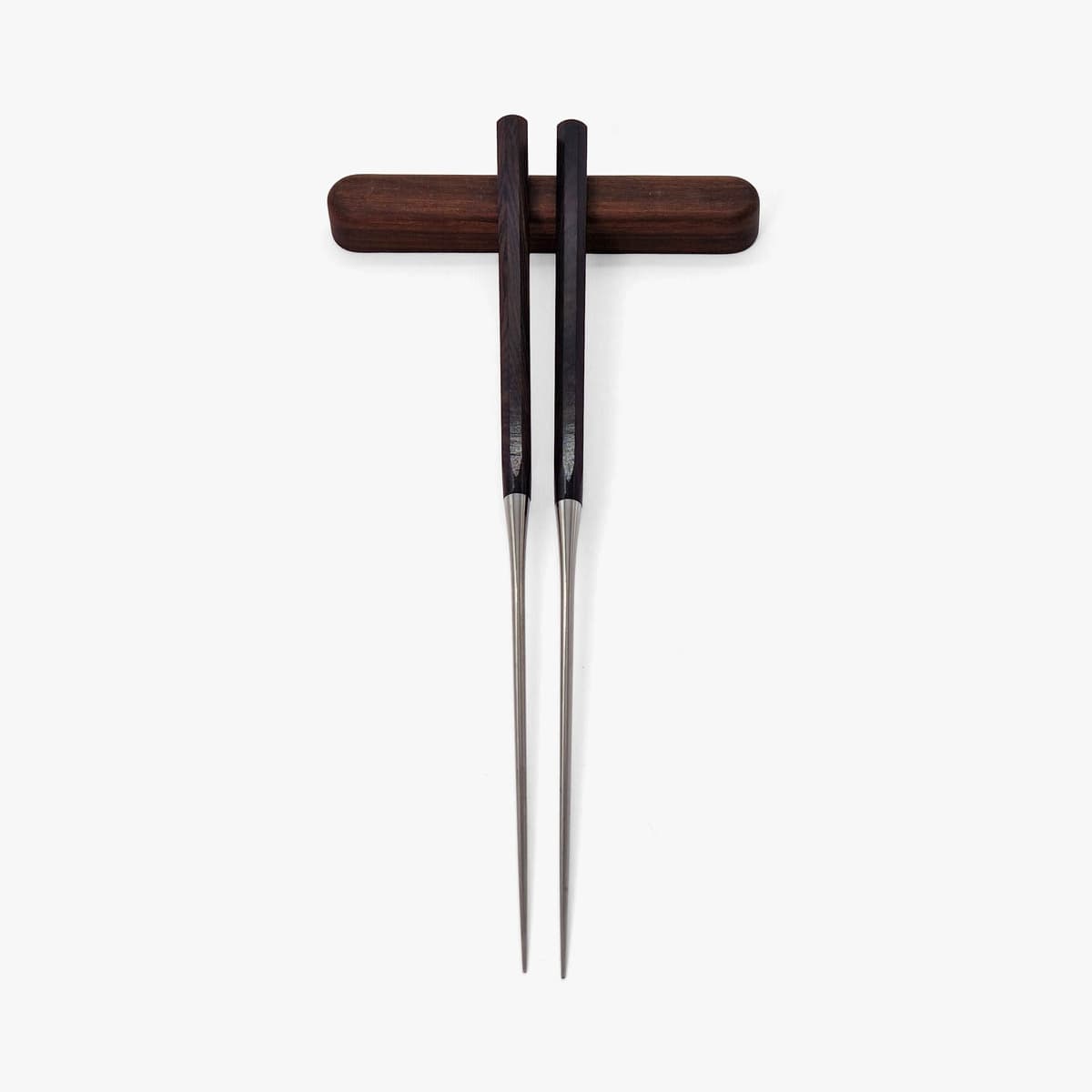 Moribashi, 15cm, pinner til plating med saya, ibenholt