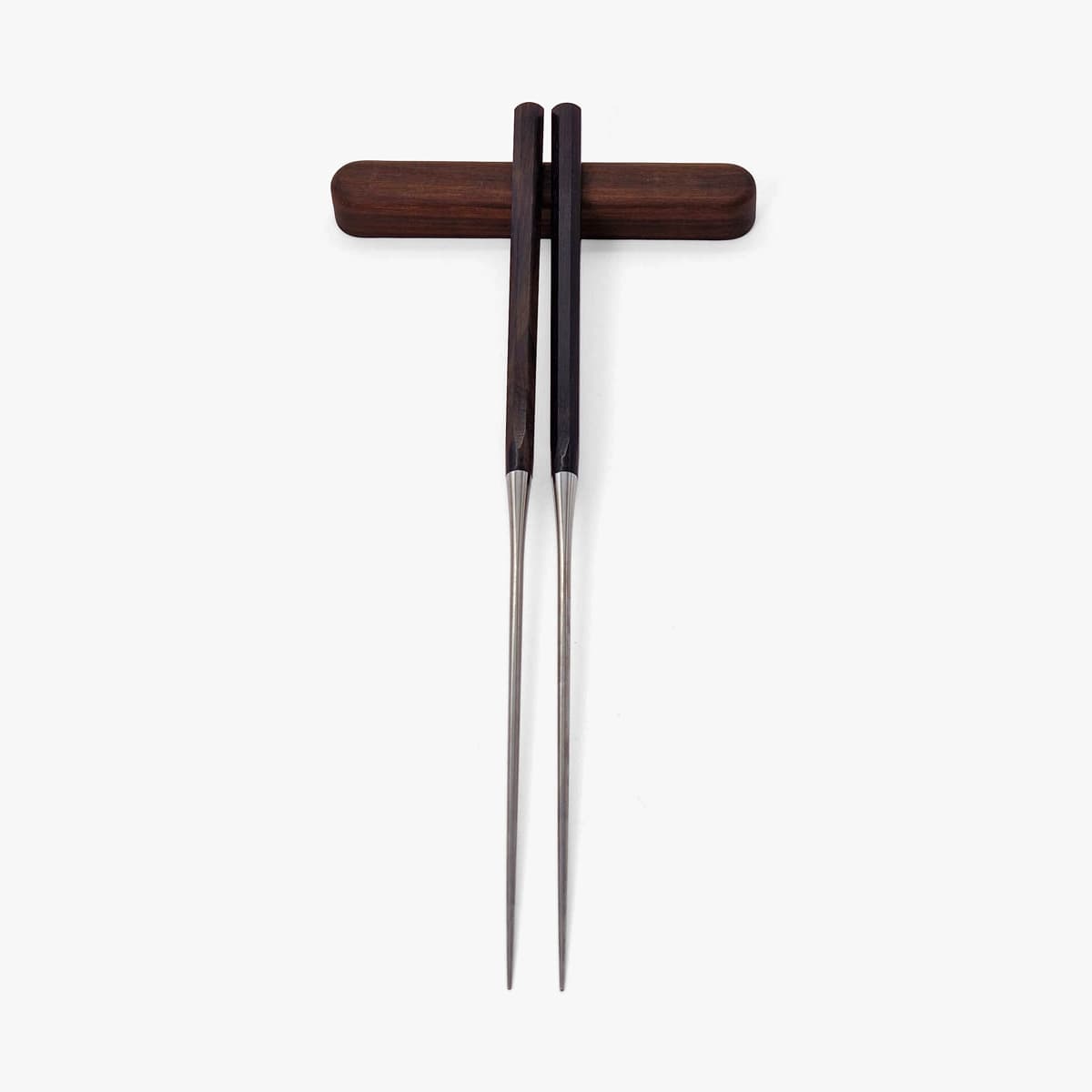 Moribashi, 16,5cm, pinner til plating med saya, ibenholt