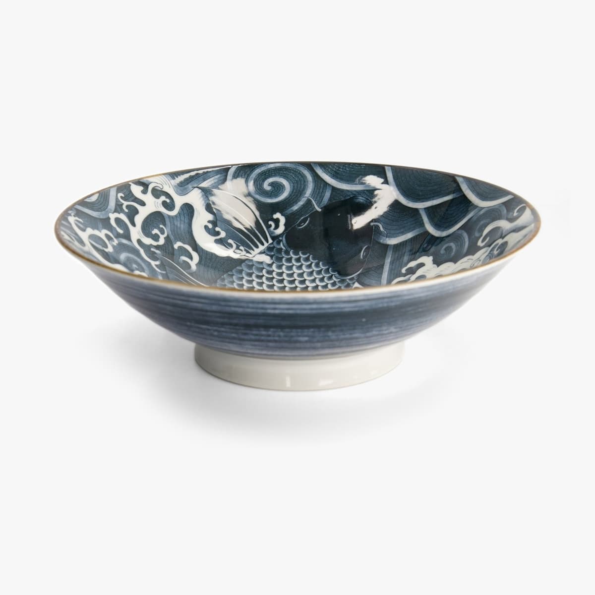 Japonism Carp Skål "Black Menbachi Bowl" - Tokyo design studio