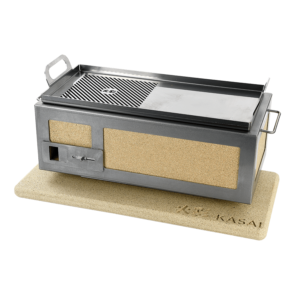 Delt stekeplate 50/50 til Kasai Medium lang – Kasai
