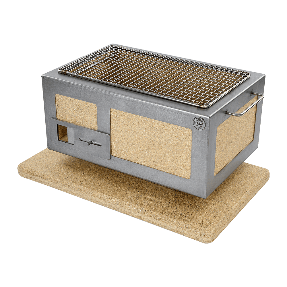 Konro-grill Liten, rustfritt stål, 40,5 x 26,5 cm – Kasai