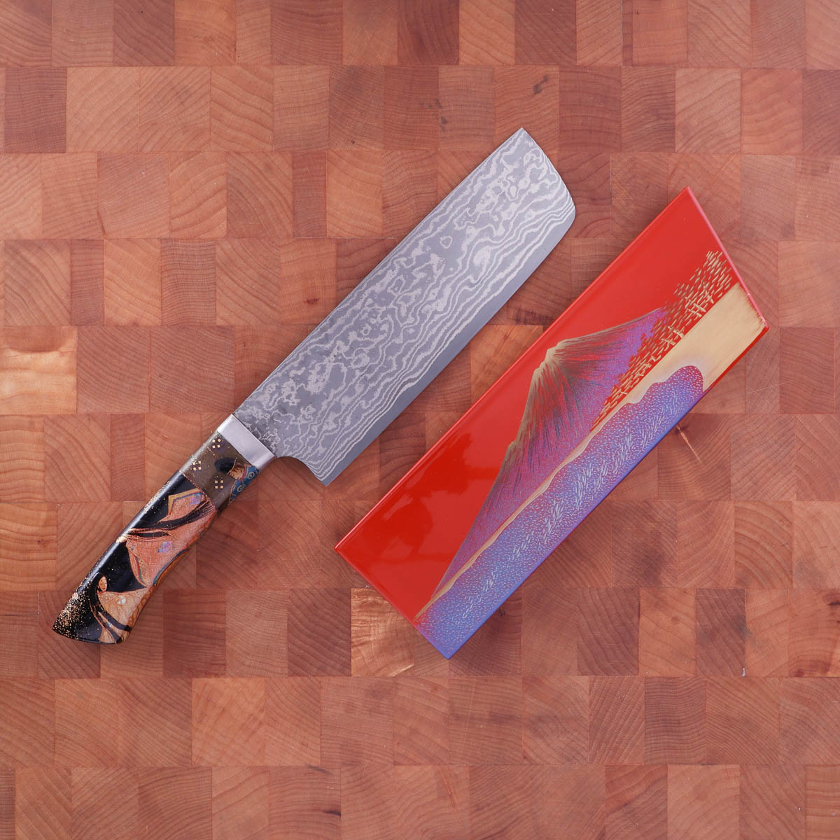 16.5cm Grønnsakskniv (nakiri) "Genji Monogatari" VG10 - SAJI