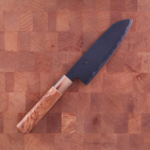 16.5cm Santoku "Kaishin Black", Ginsan III- NAKAMURA