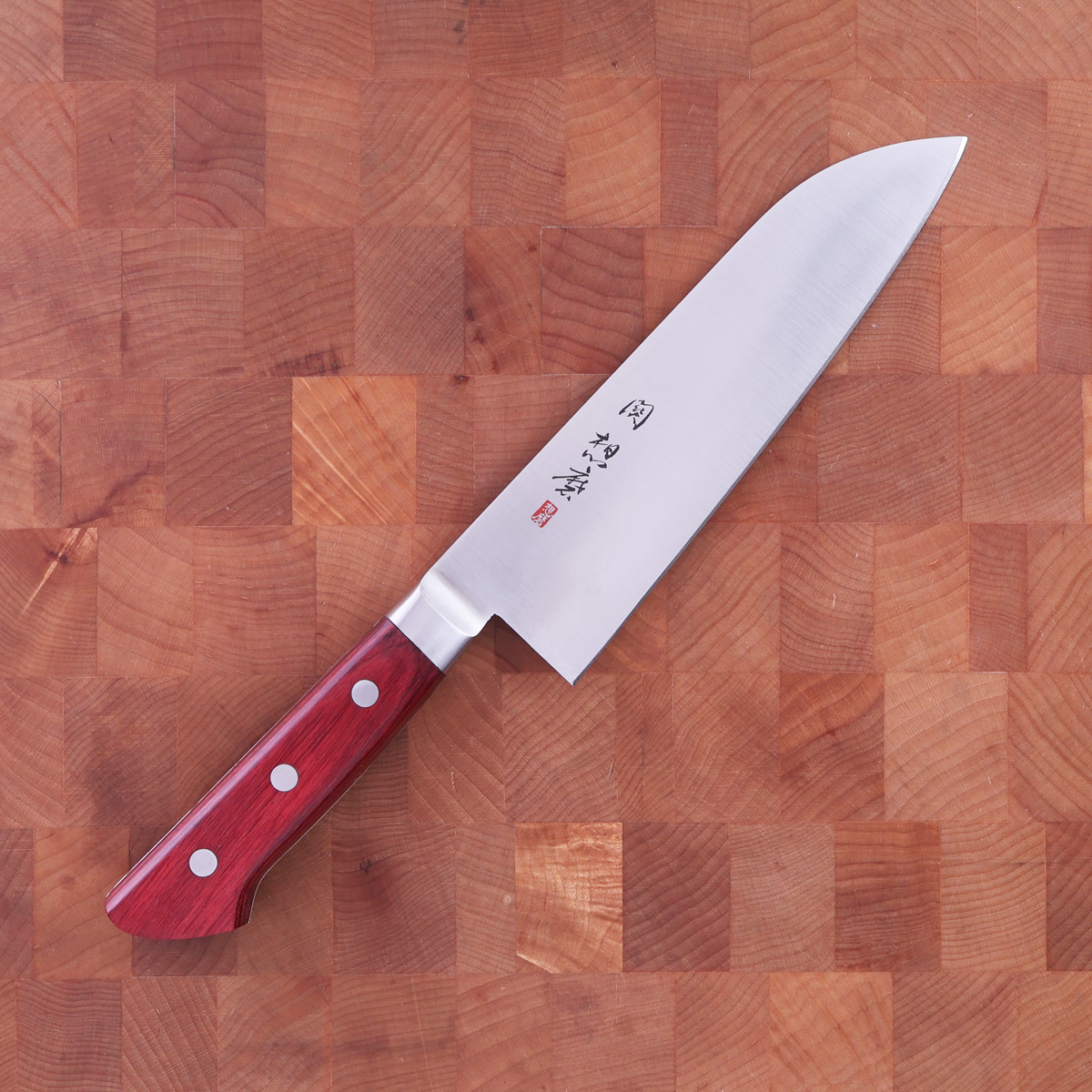 18cm Grønnsakskniv (santoku), AUS8 - Fujiwara