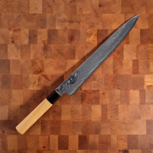 27cm Tranceringskniv / Sujihiki, Damask og Nashiji, VG10 - YUTA KATAYAMA