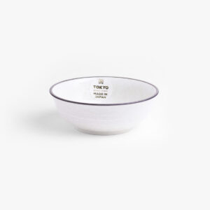 Liten skål, hvit med sort kant - Tokyo design studio